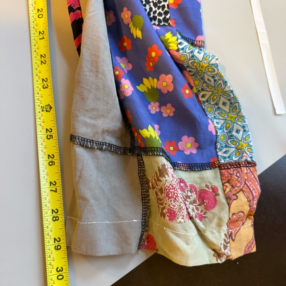 Advance Apparels Multicolor Patchwork Jumpsuit NWT - image 7